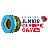 Jr Olym Games - Roller Derby - Track 1 - July 12 & 13 - 2 Day Pass Logo