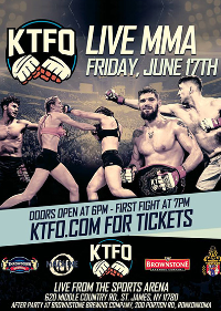 KTFO MMA LIVE! June 17th 2016 Starts at 7PM Sharp Logo
