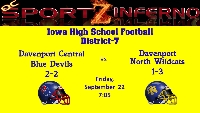 Davenport Central vs. Davenport North Logo