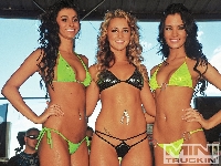 Bikini Girls Showing Off Logo
