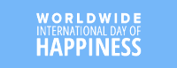 I Do Happiness - UNITED NATIONS INTERNATIONAL DAY OF HAPPINESS 2016 Logo