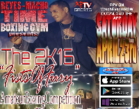 Macho Time BOXING Live PPV April 23rd Starts at 2PM/ET 11AM/PT Logo