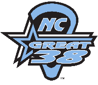 NC Great 38 Lax - Black v. Blue Logo