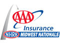 AAA Insurance NHRA Midwest Nationals, St Louis, MO - Friday Logo