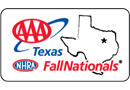 AAA Texas NHRA FallNationals, Dallas, TX - Sunday: AUDIO Only Logo