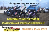 New Zealand Sprint Cars Night 2 Finals Night Logo