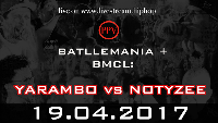 BMCL 19April17: Köln YARAMBO vs NOTYZEE Logo
