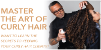 MASTER THE ART OF CURLY HAIR Logo