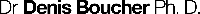 Maigrir Intelligemment avec le Dr Denis Boucher, Ph.D. Logo