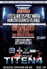 IBATTLE PRESENTS: TITEN 4 - DAY 2 ONLY (SATURDAY) Logo