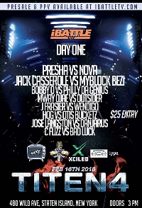 IBATTLE PRESENTS: TITEN 4 - DAY 1 ONLY (FRIDAY) Logo