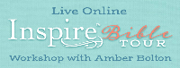Live Online Inspire Bible TOUR Workshop with Amber Bolton Logo