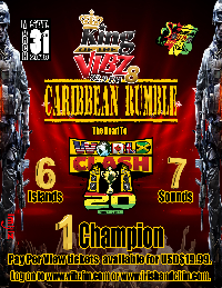 KOV8 presents Caribbean Rumble - Road to World Clash Logo