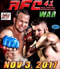 RFC 41 MMA LIVE! November 3, 2017 Starts at 8PM Sharp Logo